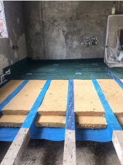 Engineered Wood floor over original suspended floor…. Can I insulate between  the old and new floor?
