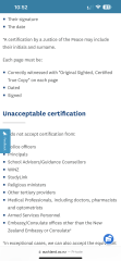 Applied for a nursing degree in New Zealand