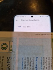Google pay /back card help money being spent