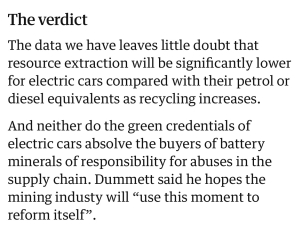 Electric cars