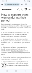 Genuine question - can trans women experience cramps during their ‘time of the month’?