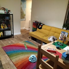 To ask you to show me your normal home…