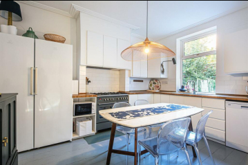 No dining room, just a table in the kitchen?