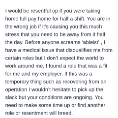 Would you resent a colleague who has this ‘privilege’