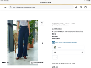 Trouser help required!