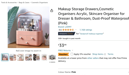Make-up organiser/storage for teen girl - recommendations please