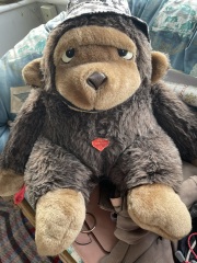 Can this vintage ape toy be washed?