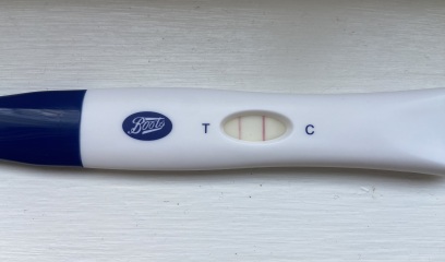Faint positive on OTD. Worried!