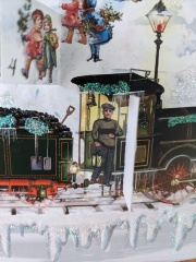 Picture advent calendars that add to the scene rather than have random pictures behind the doors