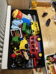 To just throw out most of the toys and start over?