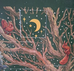 Picture advent calendars that add to the scene rather than have random pictures behind the doors