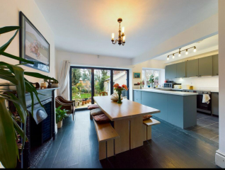 No dining room, just a table in the kitchen?