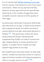 Coenzyme q10 recommendations