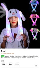 Help re "hat with ear flaps that go up and down" 8yo present request