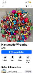 Homemade Christmas tat for sale....