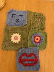 Woolly Hugs. Sad news we are afraid. Making a Blanket for lovely Mowly77's family