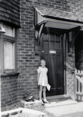 Which front door on 1950s ex-council house?