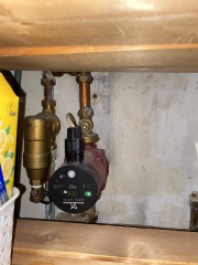 Hot water really hot and bathroom radiator randomly coming on (with pics)