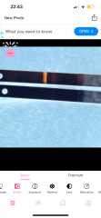 Opening a clear blue digital