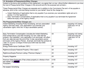 Estate Agent contract - any red flags?
