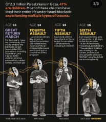 Palestinian children don't get PTSD