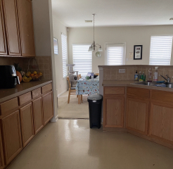 To ask you to show me your normal home…