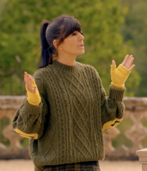 Claudia Winkleman's tweed jacket.