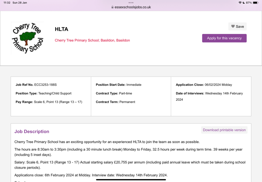 To think most people have no idea how little HLTAs/Teaching Assistants earn?