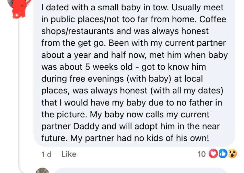 Taking children on dates