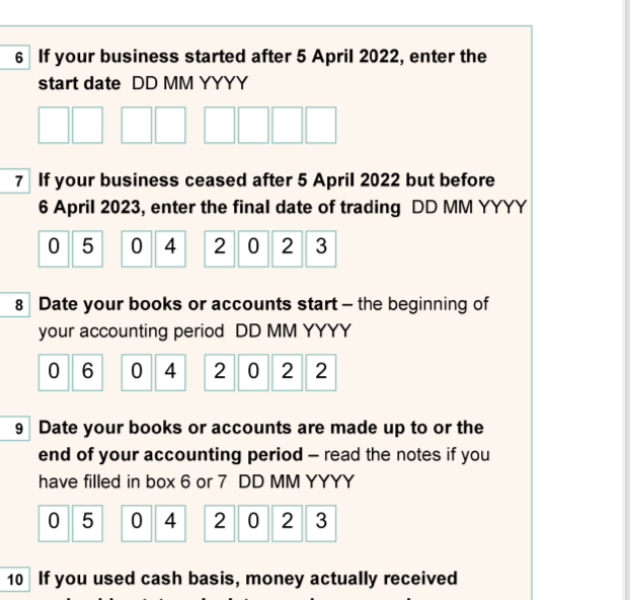 To ask if this means my company is closing - tax question