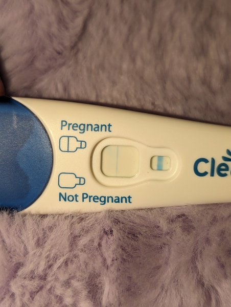 12dpo positive test or indent line