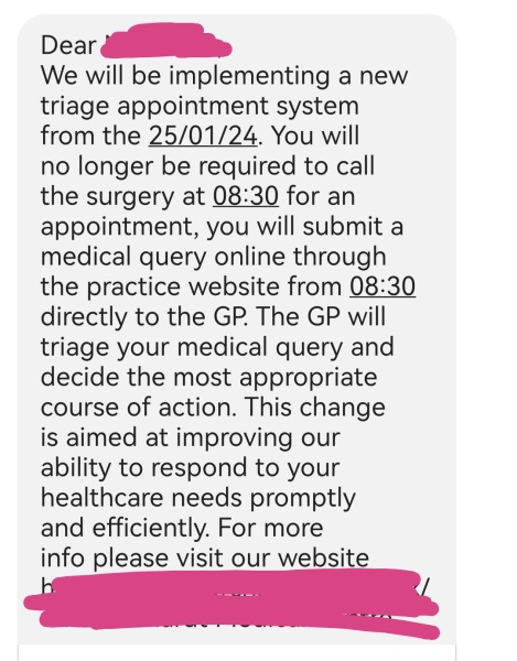 Can't even phone to book an doctor's appointment anymore, what is happening?