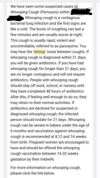 Whooping cough vaccine. How common is whooping cough anyway ?