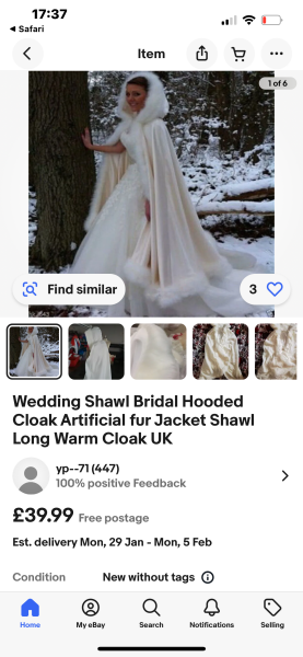 Wedding dress for a chilly Yorkshire wedding? With pics