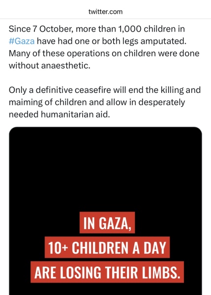 Please do all you can to object to the genocide of Palestinians