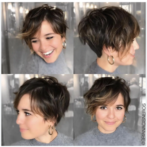 Short short hair cuts that work for fat faces?