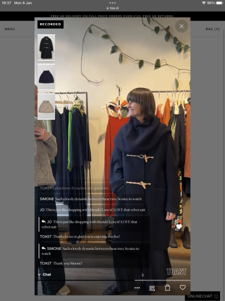 Toasties enjoying our sale buys  and springing into a new season