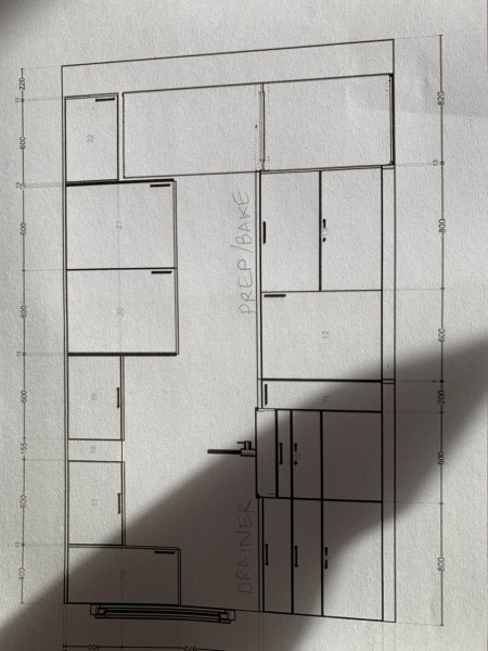 Moving kitchen sink, need advice about waste pipe run, fall and exit point