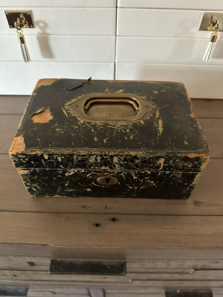 Small mystery from 1883. What does this name say and who was Percy Cooke?