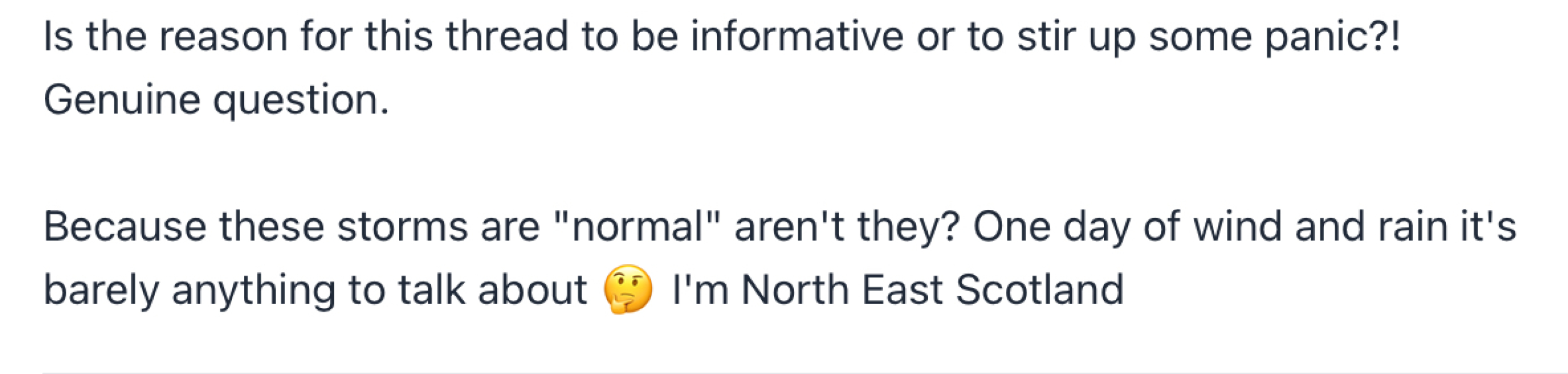 Storm Isha - named by the Met Office.