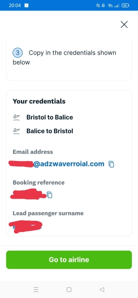 Has anyone booked a flight via Love holidays and can answer a question please?