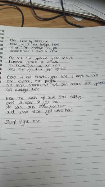 How to end a funeral.poem