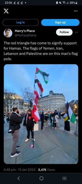 "The only purpose of these endless marches is to intimidate British Jews" (part two) ***MNHQ has tweaked the title in order to make the quote more clear***