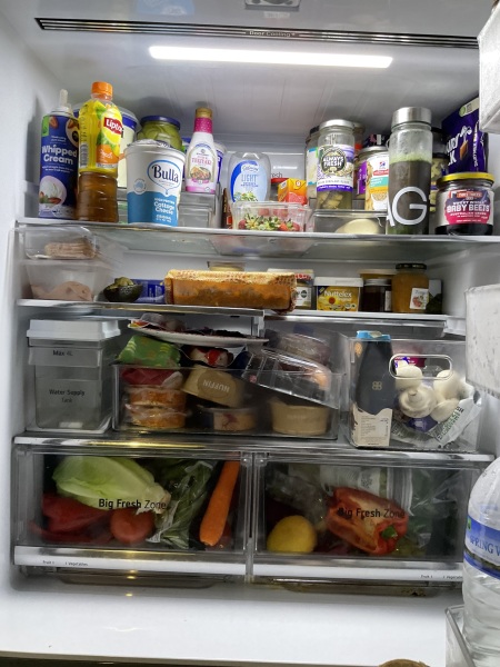 To ask you to show me your fridge?