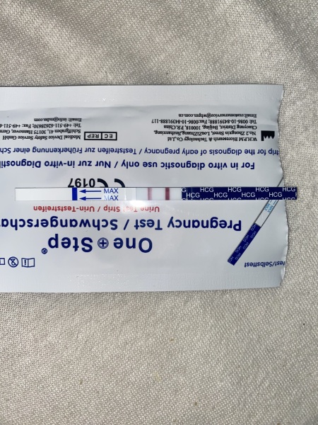 How long after potential implantation bleed would you test positive ?