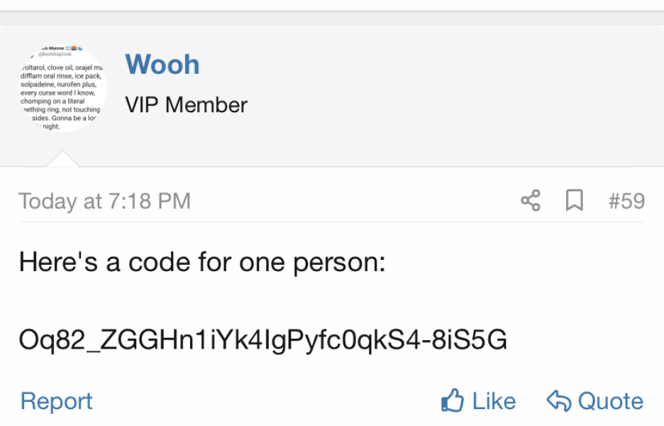 If you want to always be able to talk about Coming Clean