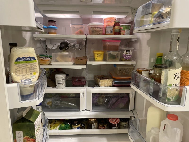 To ask you to show me your fridge?
