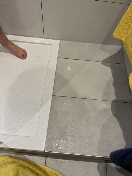 Walk in shower