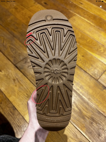 Have I been scammed? Are these UGG boots genuine?