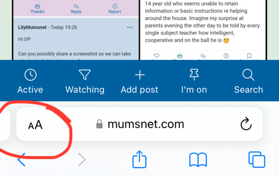 Type size decreased at some point today?